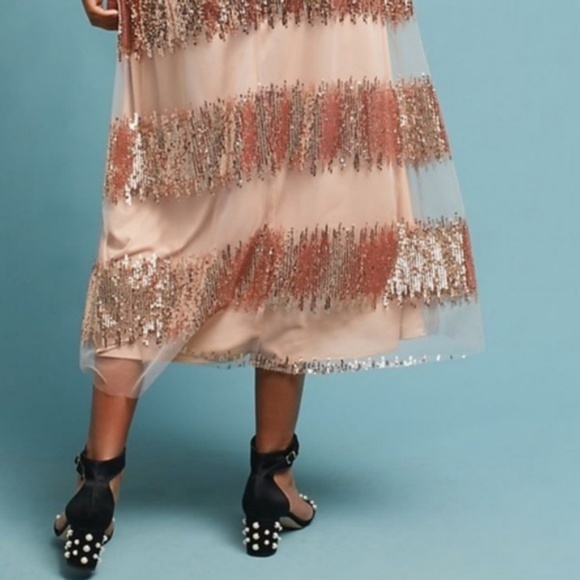 Revelry Maxi Tulle Skirt Anthropologie Eva Franco NWT Size 0 - Picture 4 of 6